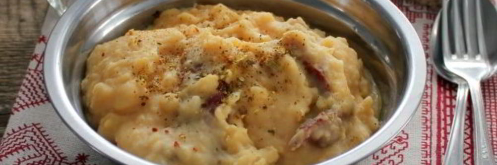 Каша гороховая с копченостями