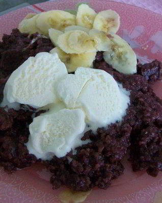 Каша на виноградном соке