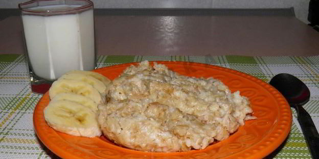 каша овсяная в мультиварке на молоке