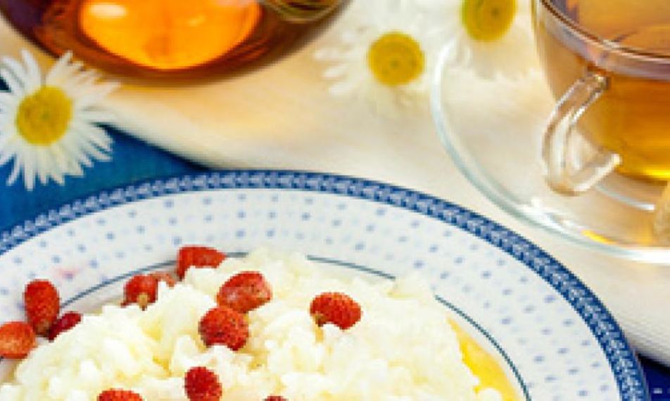 Рецепт каши рисовой с земляникой