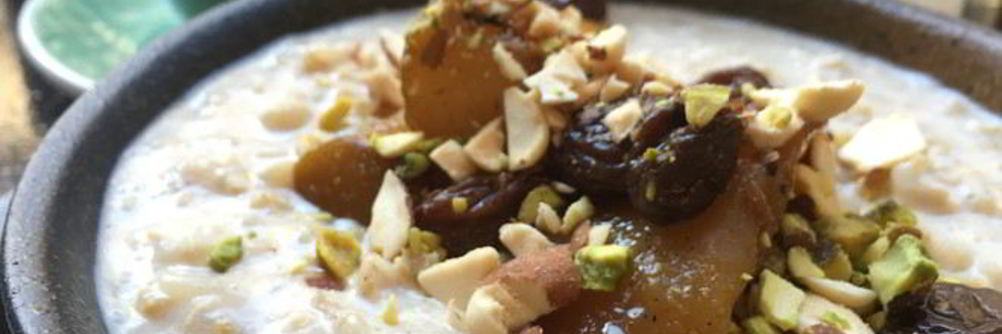 Каша с черносливом