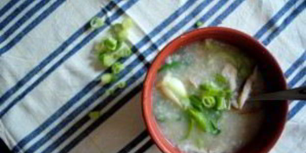 каша с куриной грудкой