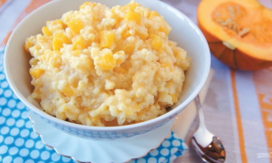 Рецепт каши с тыквой