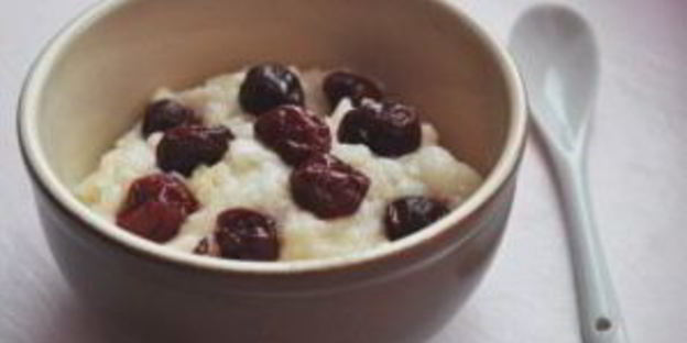 каша с вишней