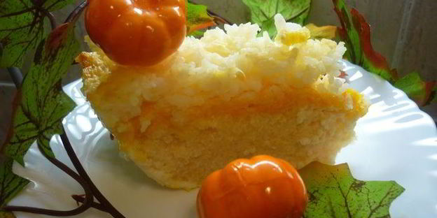 каша слоеная из двух круп с тыквой