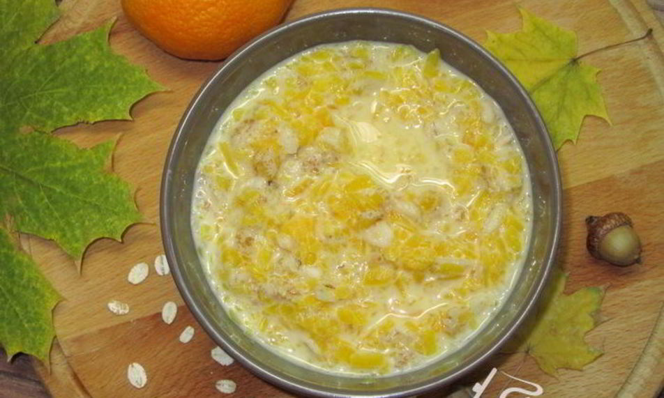 Рецепт каши тыквенной с овсянкой