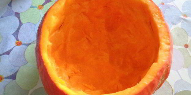 каша в тыковке веселый хэллоуин