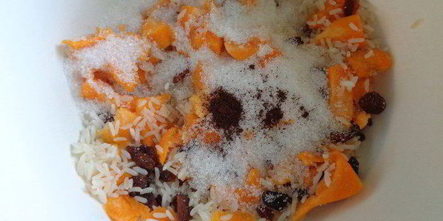 каша в тыковке веселый хэллоуин