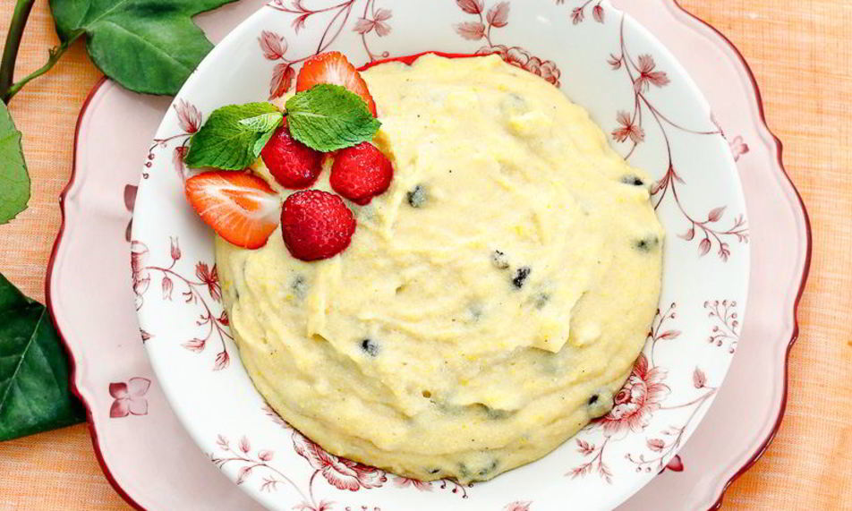 Рецепт франгольо, кукурузная каша с миндалем