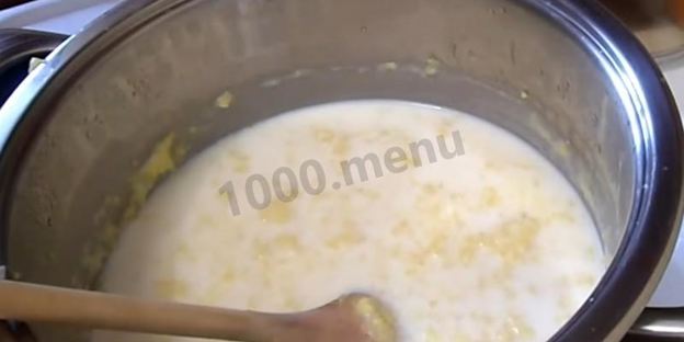 каша из кукурузной крупы на молоке