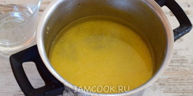 кукурузная каша на молоке для детей