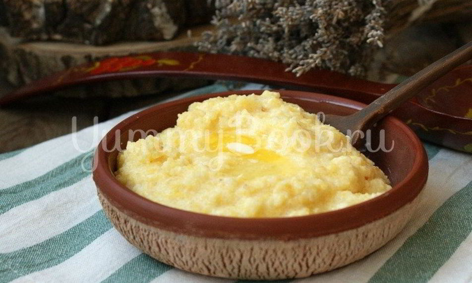 Рецепт кукурузной каши на молоке в мультиварке