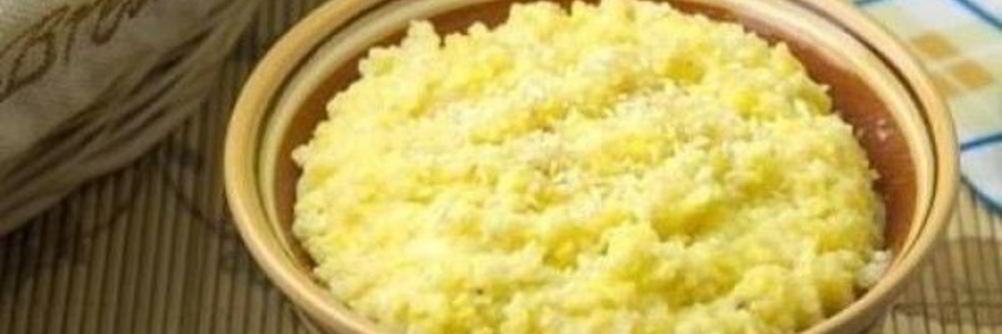 Кукурузная каша на молоке