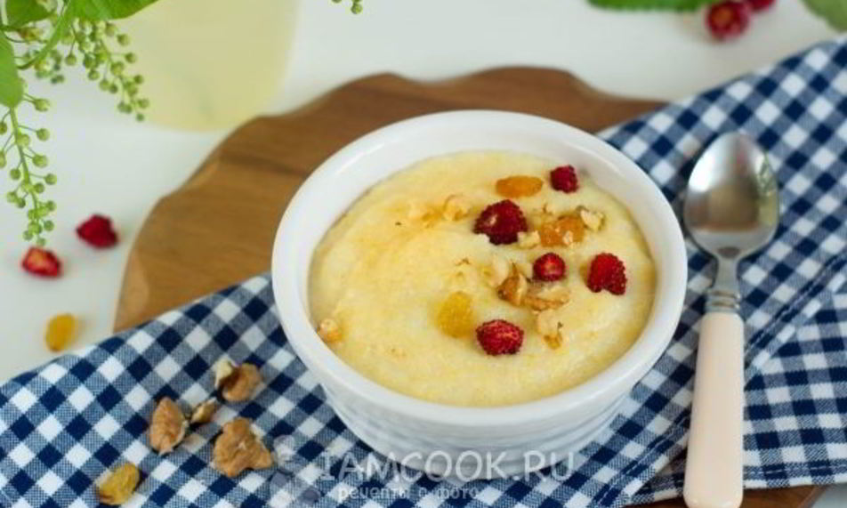 Рецепт кукурузной каши на воде с молоком