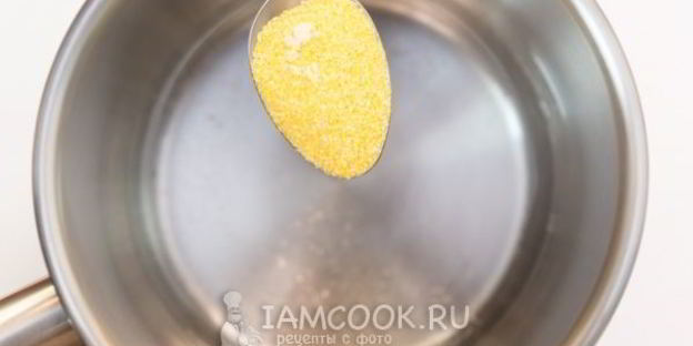 кукурузная каша на воде