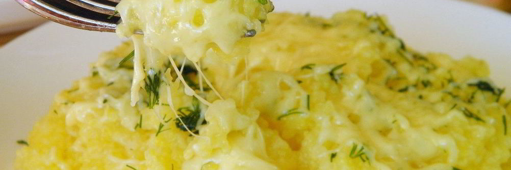 Кукурузная каша с сыром
