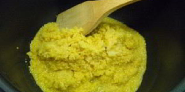 кукурузная каша с сыром