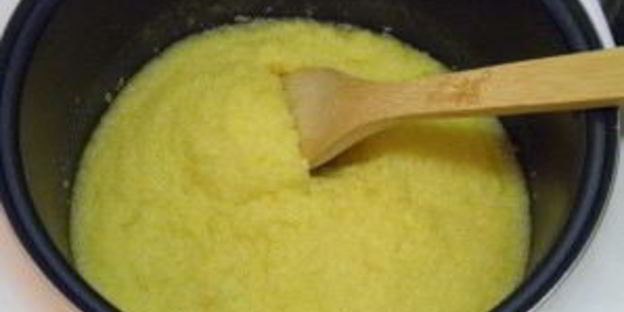 кукурузная каша с сыром