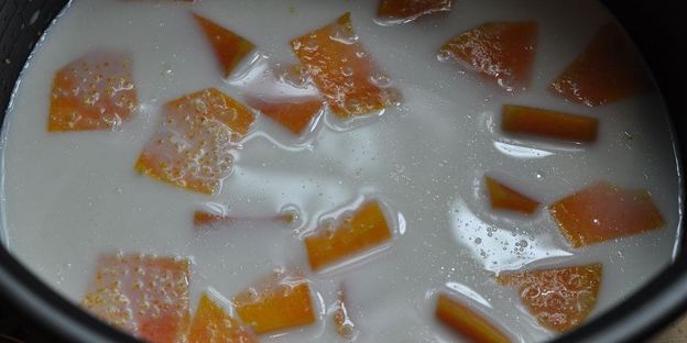 кукурузная каша с тыквой