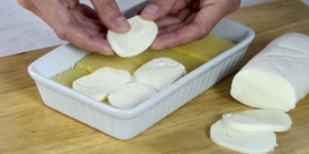 полента с грибами и шафраном