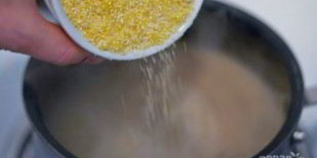 полента с курицей