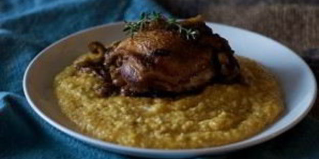 полента с курицей