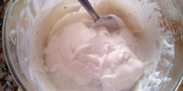 полента с лисичками в сливочном соусе