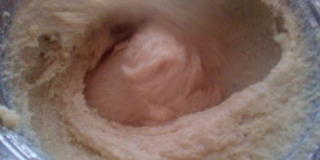 полента с лисичками в сливочном соусе