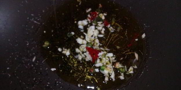 полента с лисичками в сливочном соусе