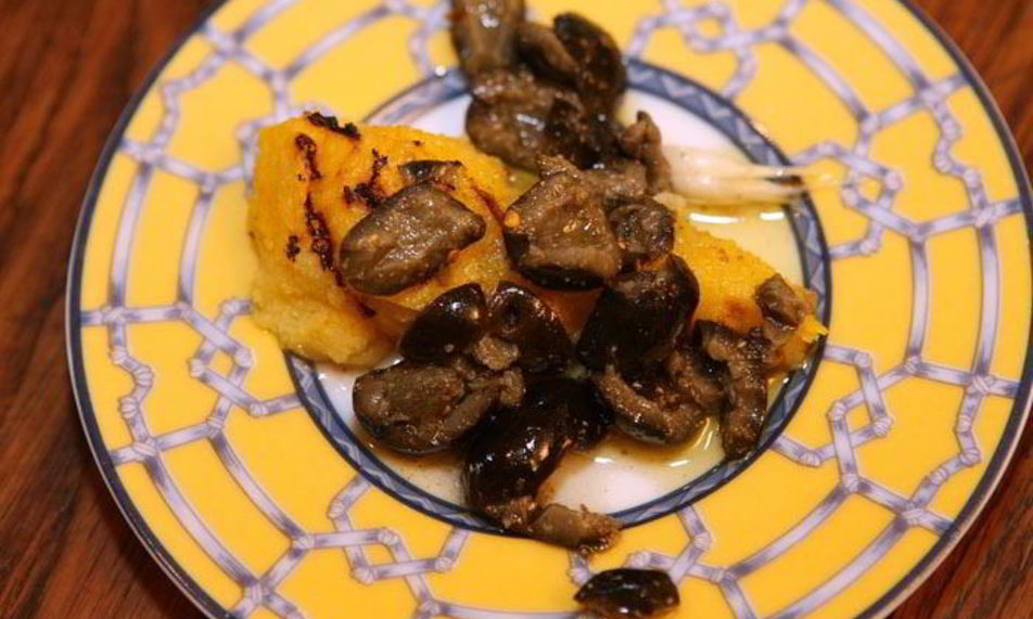 Рецепт поленты с оливками