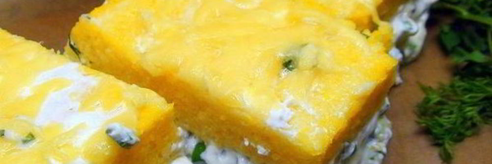 Полента с сыром