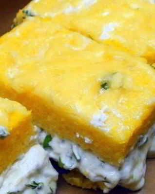 Полента с сыром