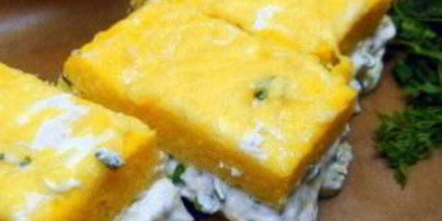 полента с сыром