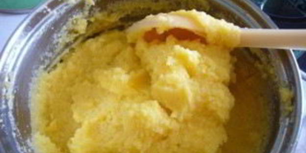 полента с сыром