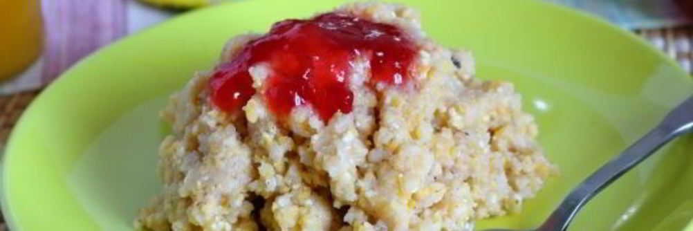 Постная кукурузная каша