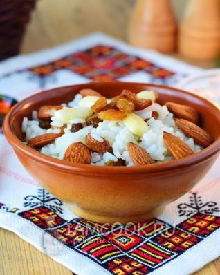 Кутья из риса с изюмом поминальная