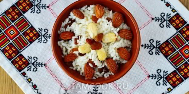 кутья из риса с изюмом поминальная