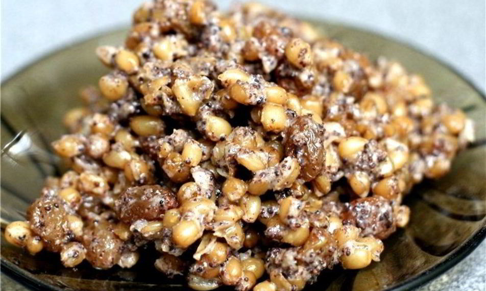 Рецепт кутьи в мультиварке