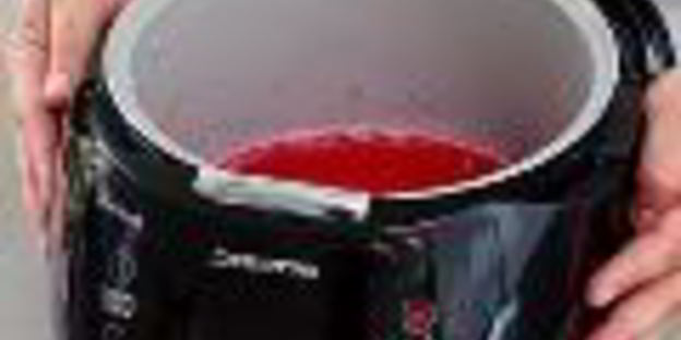 манная каша на клюквенном соке в мультиварке