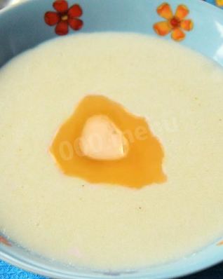 Манная каша на воде жидкая