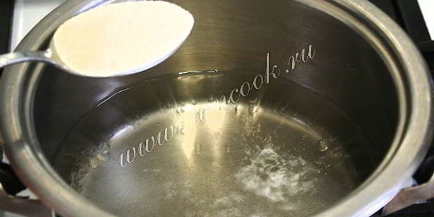 манная каша на воде