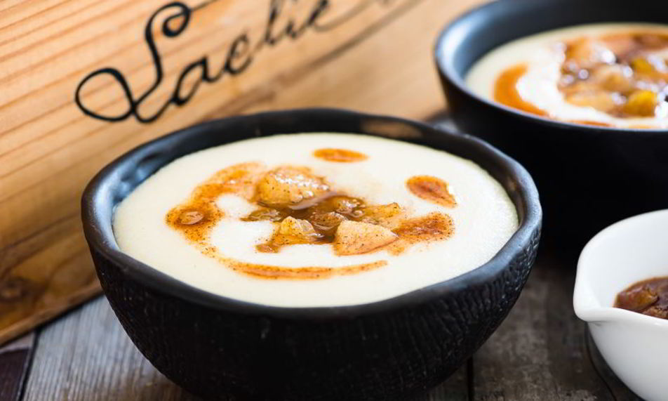 Рецепт манной каши с грушей