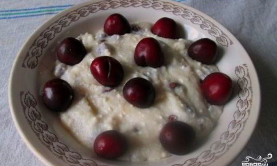 Рецепт манной каши с изюмом