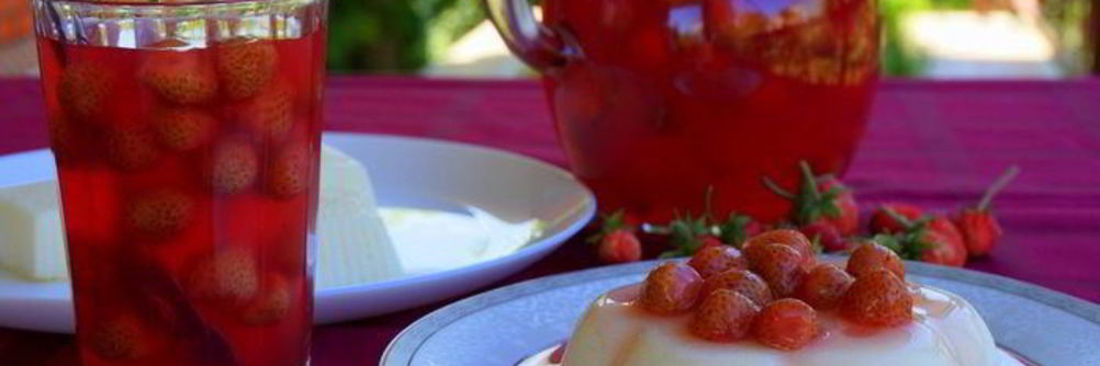 Манная каша с киселем