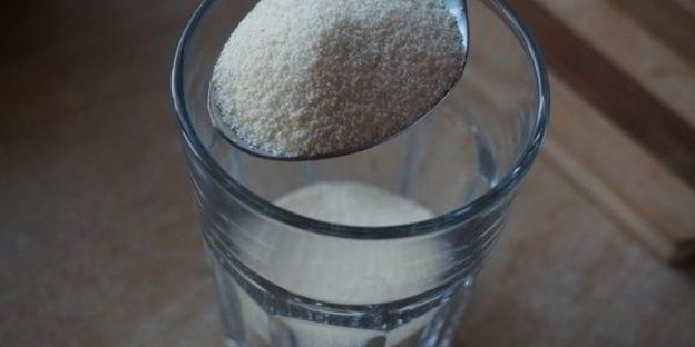 манная каша с киселем