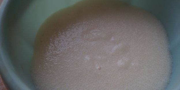 манная каша с киселем