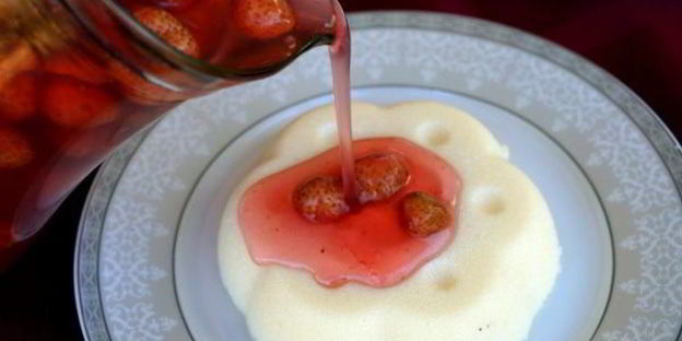 манная каша с киселем