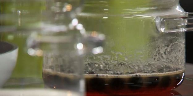 манная каша с кофе