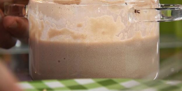 манная каша с кофе