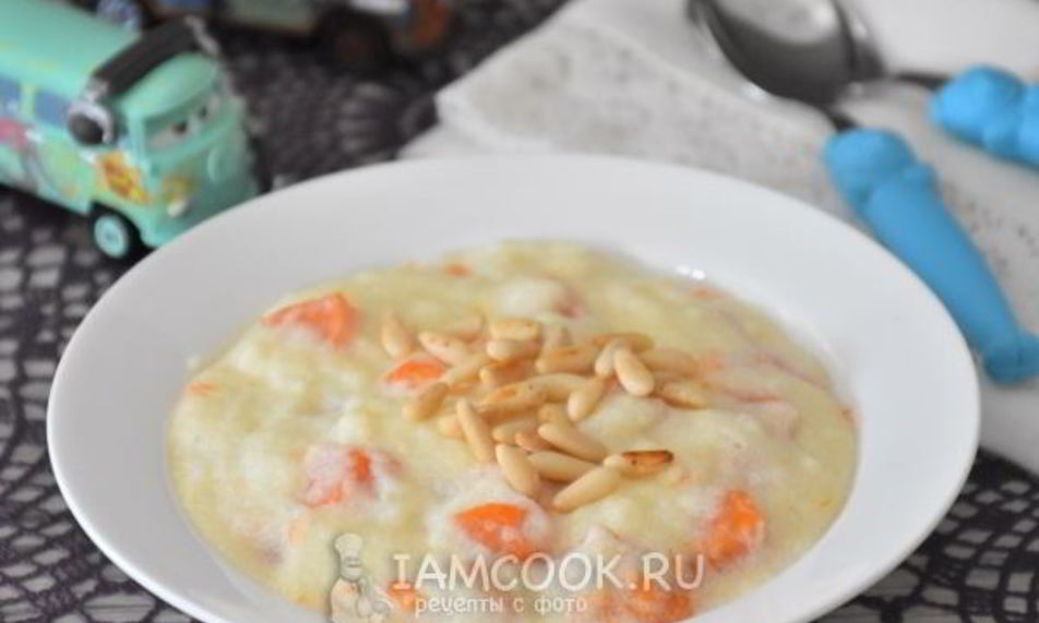 Рецепт манной каши с тыквой